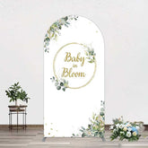 Aperturee Aperturee Baby In Bloom Greenery Baby Shower Arch Backdrop